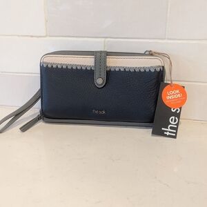 The Sak NWT Blue and Cream Wallet
